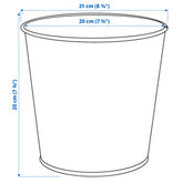 DAIDAI Plant pot, brass-colour 19 cm